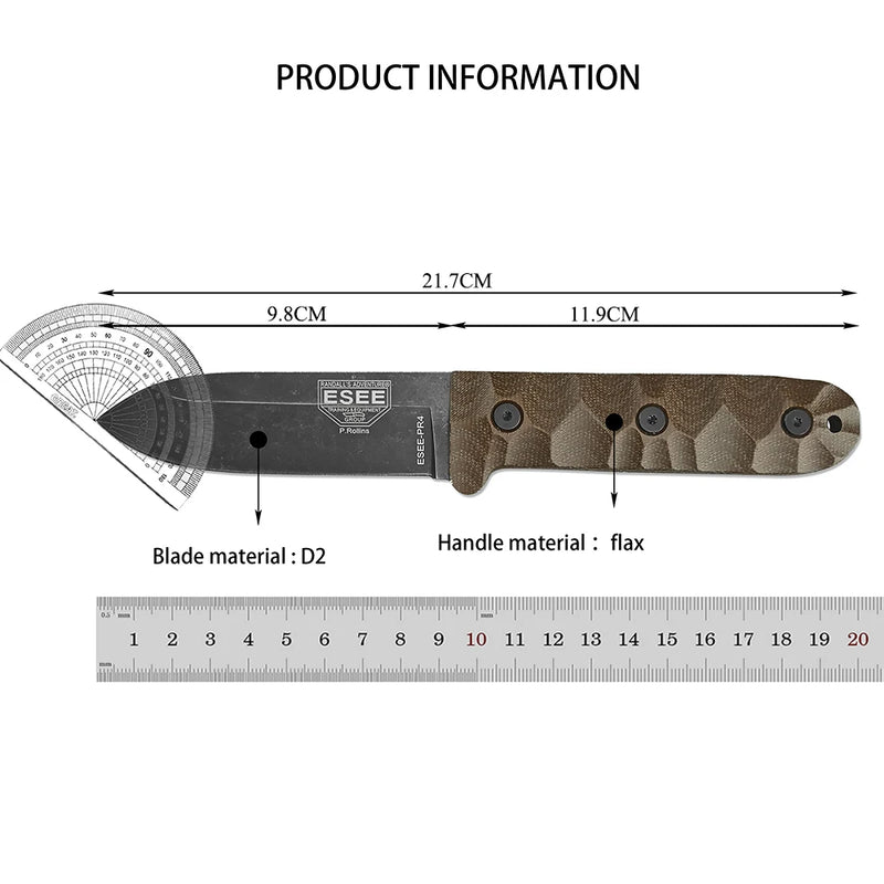 Faca Camp‑Lore PR4 - ESEE